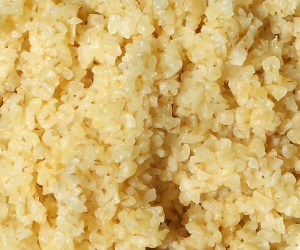 Bulgur, cooked