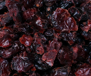 Cranberries, dried + sweetened